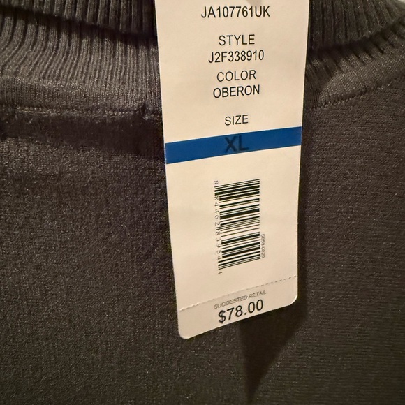 NWT Joseph A Olive Green Turtleneck Poncho - Picture 4 of 4